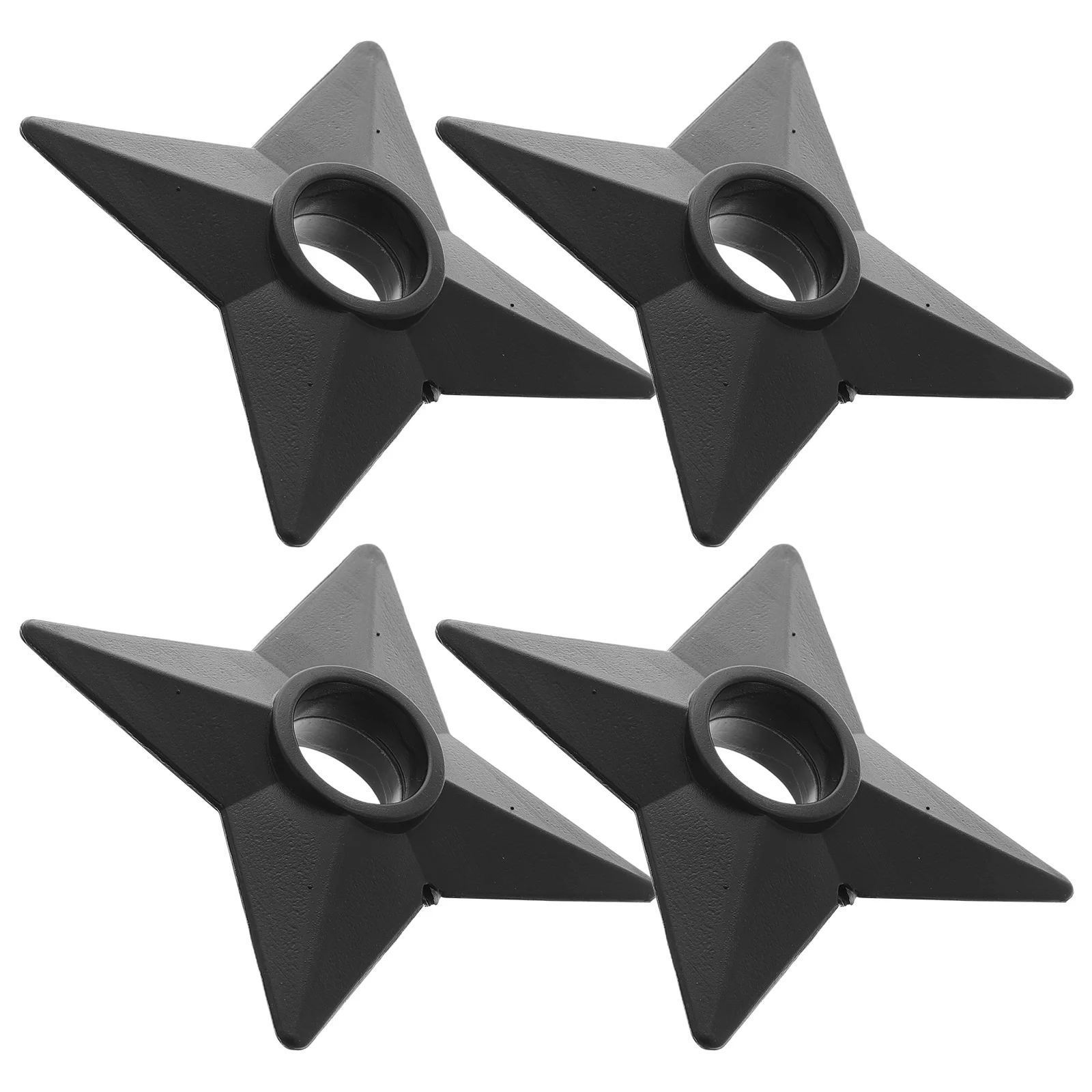

4pcs Ninja Stars Props Costume Accessories Halloween Party Set Cosplay Plastic Performance