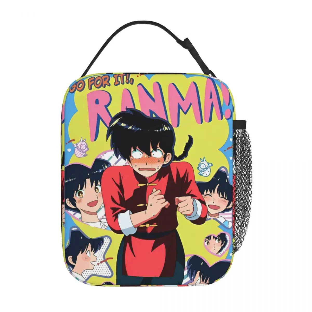Manga Ranma Insulated Lunch Bag Thermal Bag  Meal Container Adventure Martial Comedy Leakproof Tote Lunch Box Beach Travel