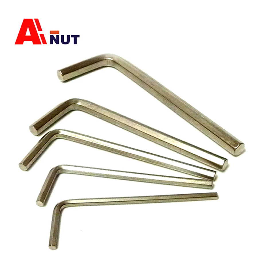 Nickel Plated Hex Key L Shape Tool for Furniture Bike Repair, Cr-V Steel Allen Wrench  Anti-Rust Manufactuer ,H001