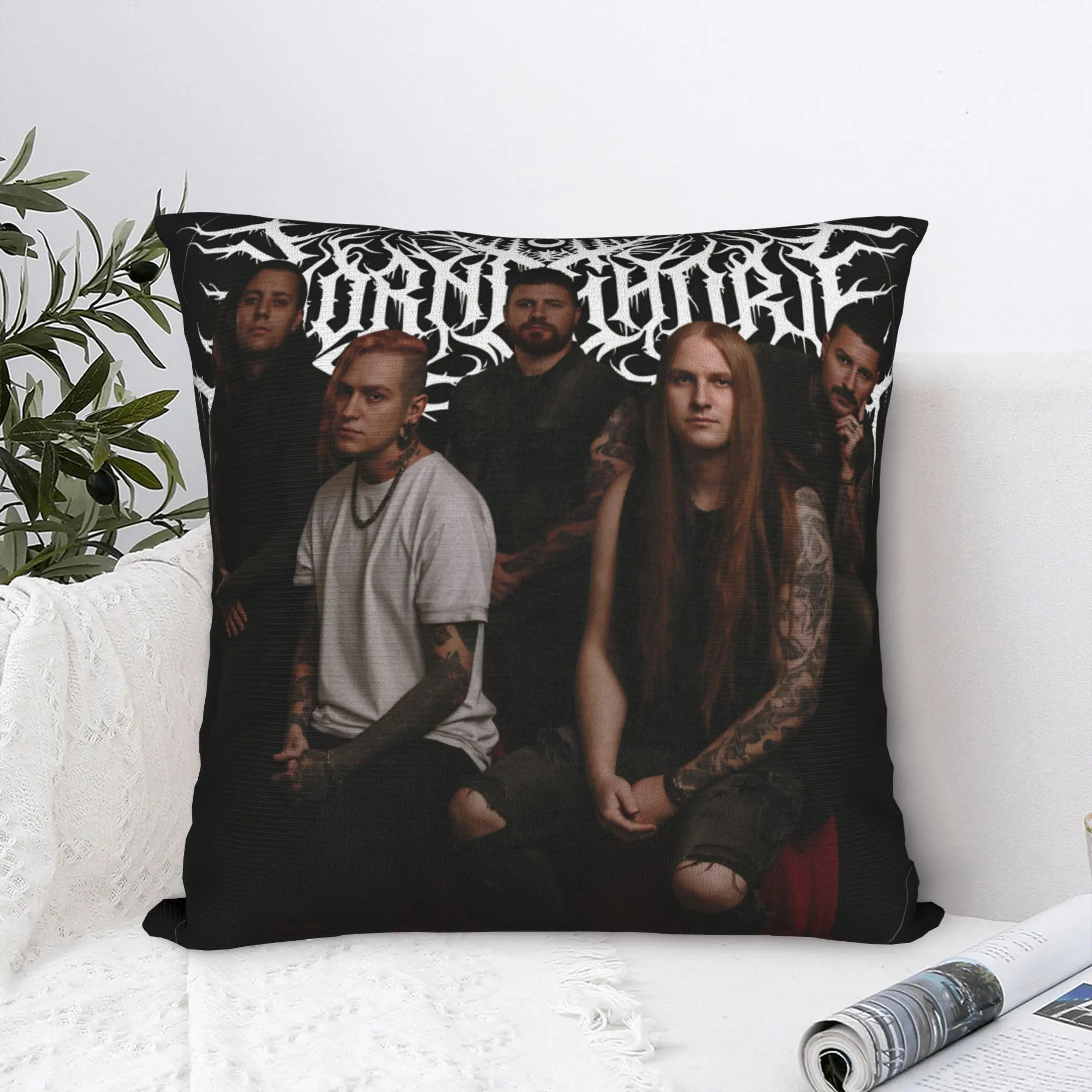 L-Lorna Shore Pillow Case  Square Pillow Cover Kawaii Cushion Cover For Sofa Bedroom Home Decor