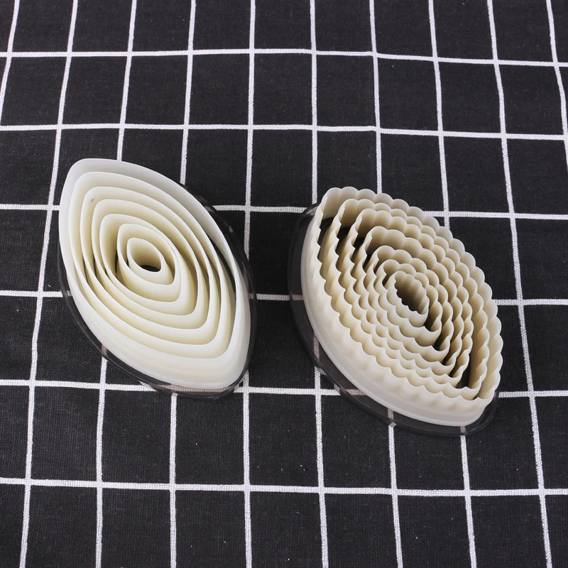 Round Square Center Oval Pattern Cutting Mould Fruit Biscuit Mould