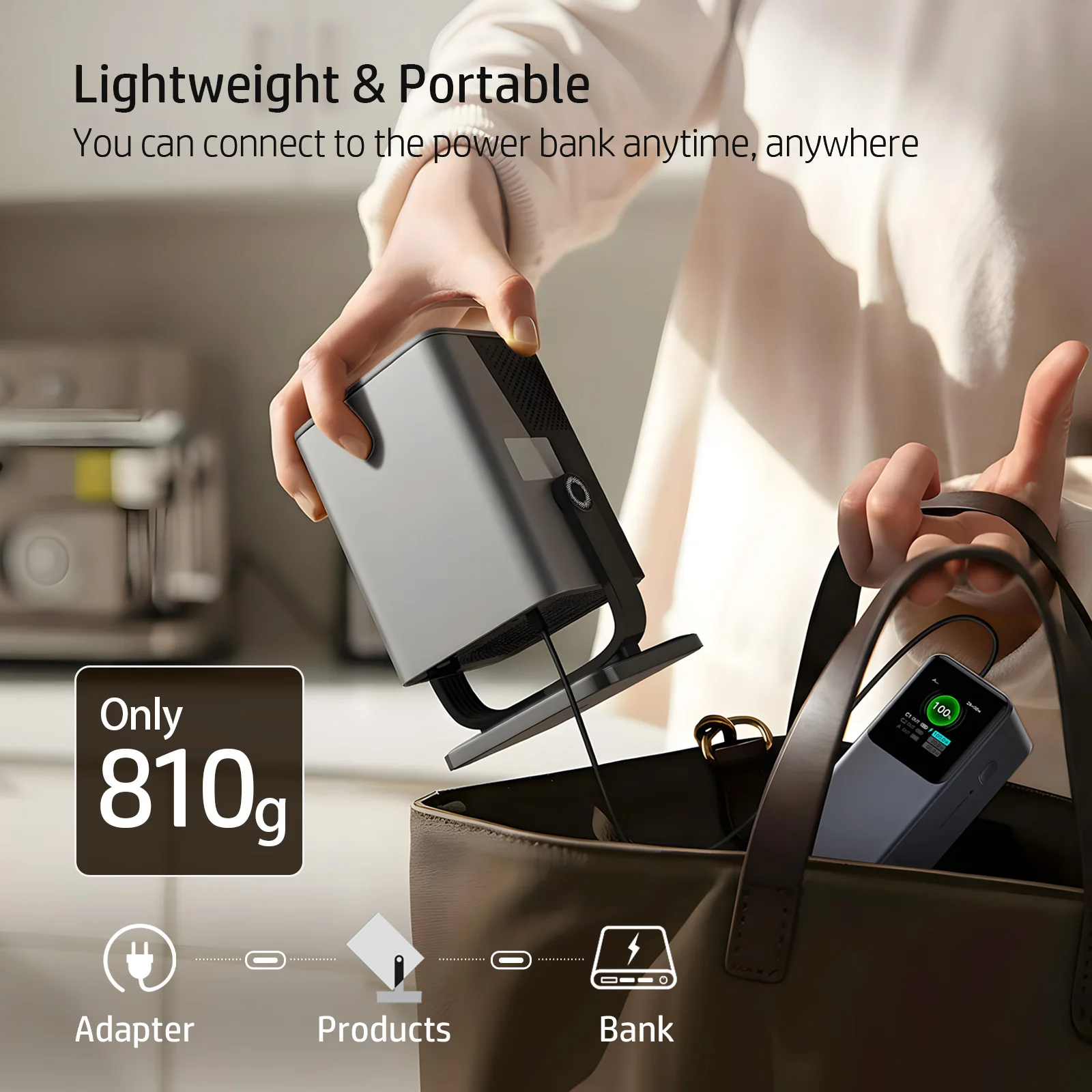 GOOD COMMON HP Projector: Flawless Image Quality Meets Effortless Setup and Versatility.MC475