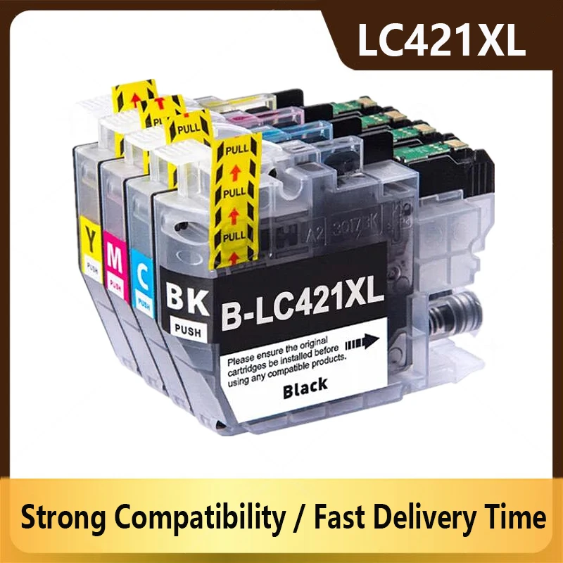 

High capacity LC421XL LC421 421XL Compatible Ink Cartridge For Brother DCP-J1050DW MFC-J1010DW DCP-J1140DW printer