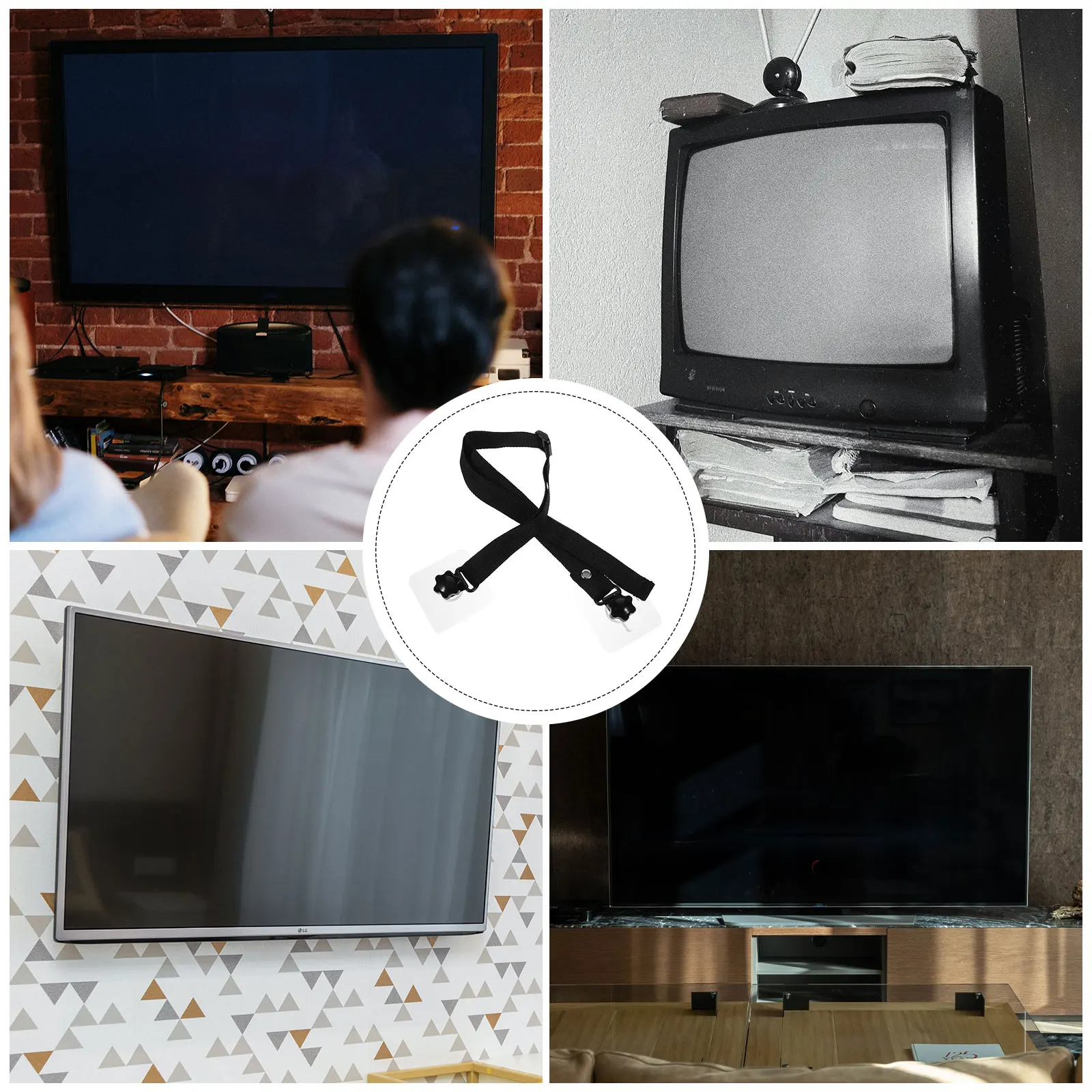 

Safety Belt Furniture Strap Television Cupboard Replaceable Plastic Anti-tip Household Security Anchor Sturdy Material