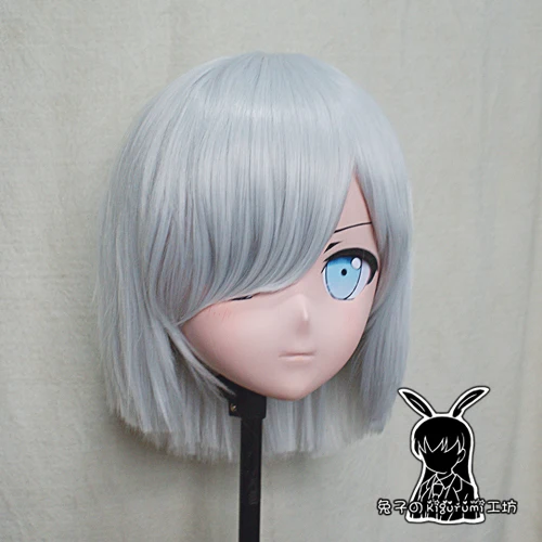 (RB304) Kwaliteit Handgemaakte Vrouwelijke Hars Cosplay Japanse Rollenspel Anime Hamakaze Kigurumi Masker Crossdresser Pop Transgender Masker