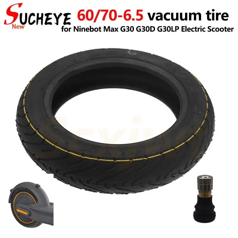 

High quality 10 inch 60/70-6.5 vacuum tires, suitable for Ninebot Max G30/G30E/G30LP electric scooter tire accessories