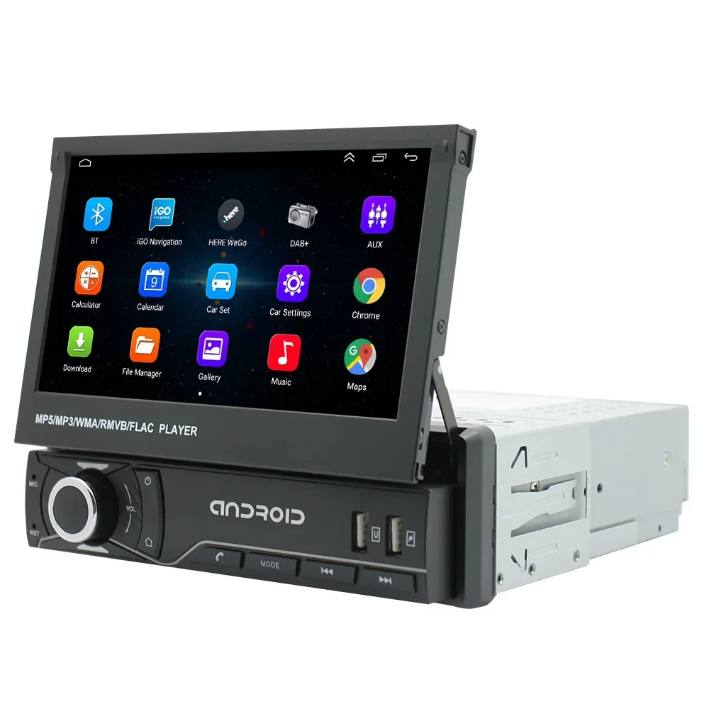 1din Universal Android 14 Car Radio GPS Navigation 7