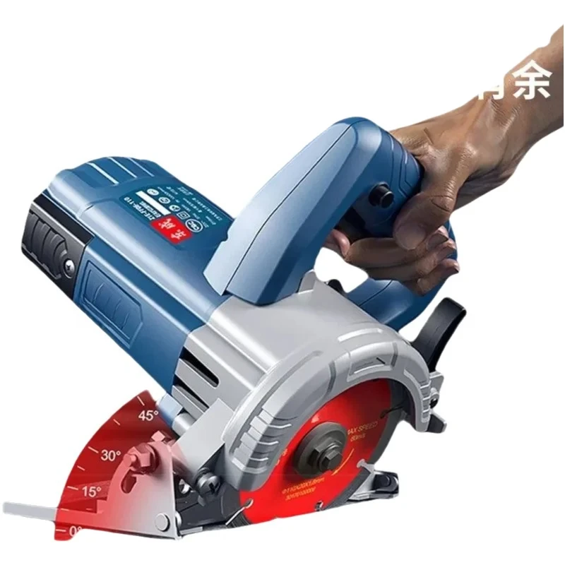 220V Cutting Machine Small Stone and Concrete Cutting Machine Marble Cutting Machine Jigsaw Tools Chain Saw