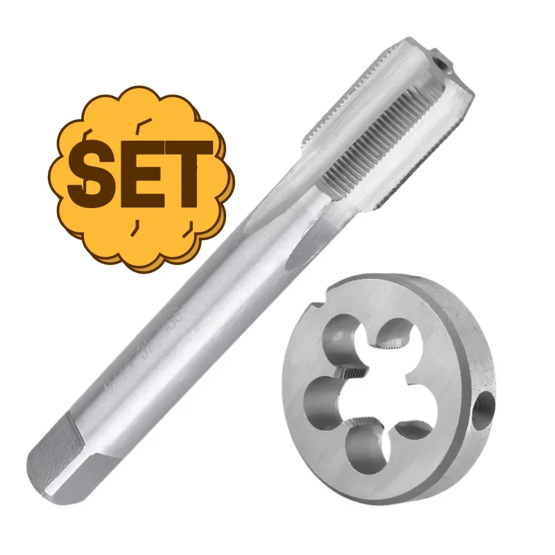 1Set M41-M54 Metric Screw Hand Tap and Die Set Fine Thread Dies Taps Suit M41M42M43M44M45M46M47M48M49M50  X 3 1 4.5 1.25 4 2.5