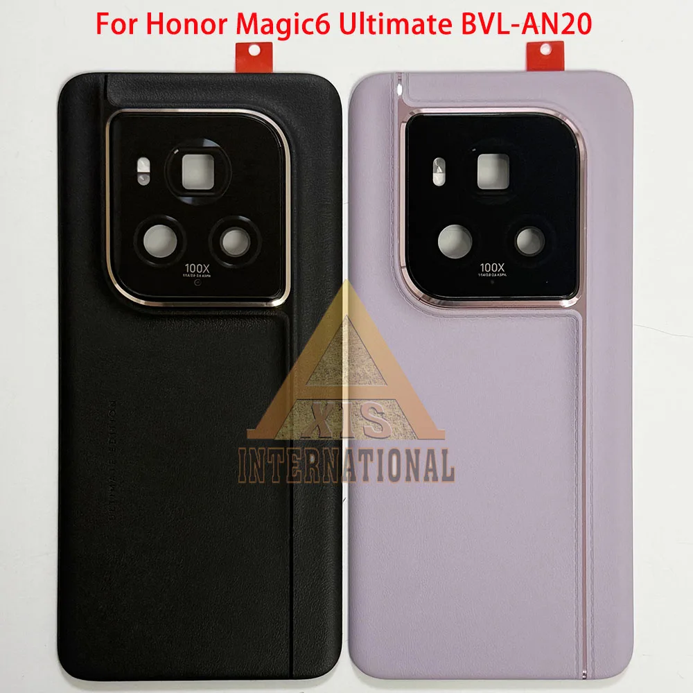  Funda trasera original para batería de Huawei Honor Magic 4 Pro/Magic 5 Pro/Magic 6 Pro Plus/Magic 6 Ultimate + marco para cámara