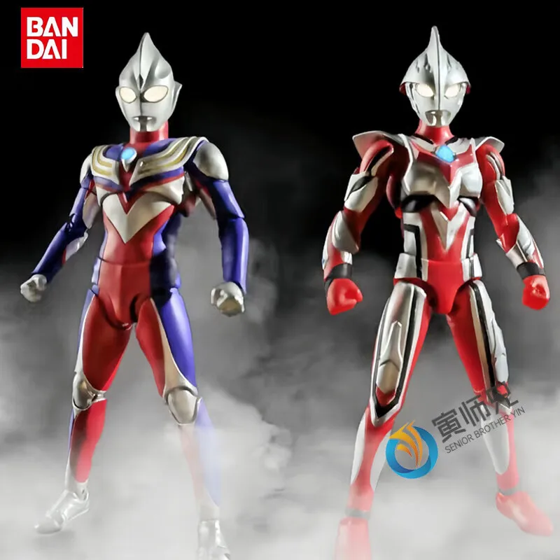 Bandai Ultraman Tiga shf Ultraman Nexus SHF Shining Cerro Toys Diga True Bone Carving Blazer Day, Cerro Shining Type