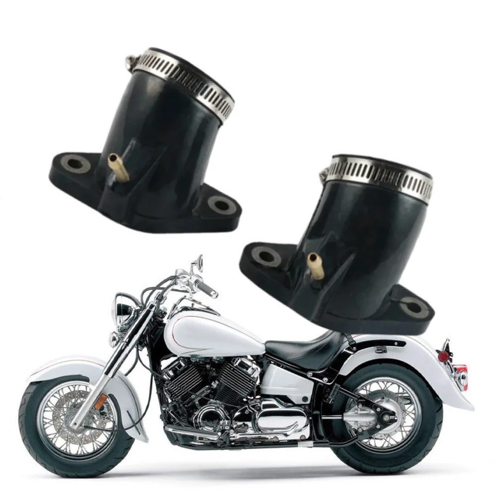 

2 pcs For Yamaha VStar 650 XVS650A XVS650 XVS650AT Classic Custom Silverado Carburetor Intake Manifold Boot 4TR-13586-01-00