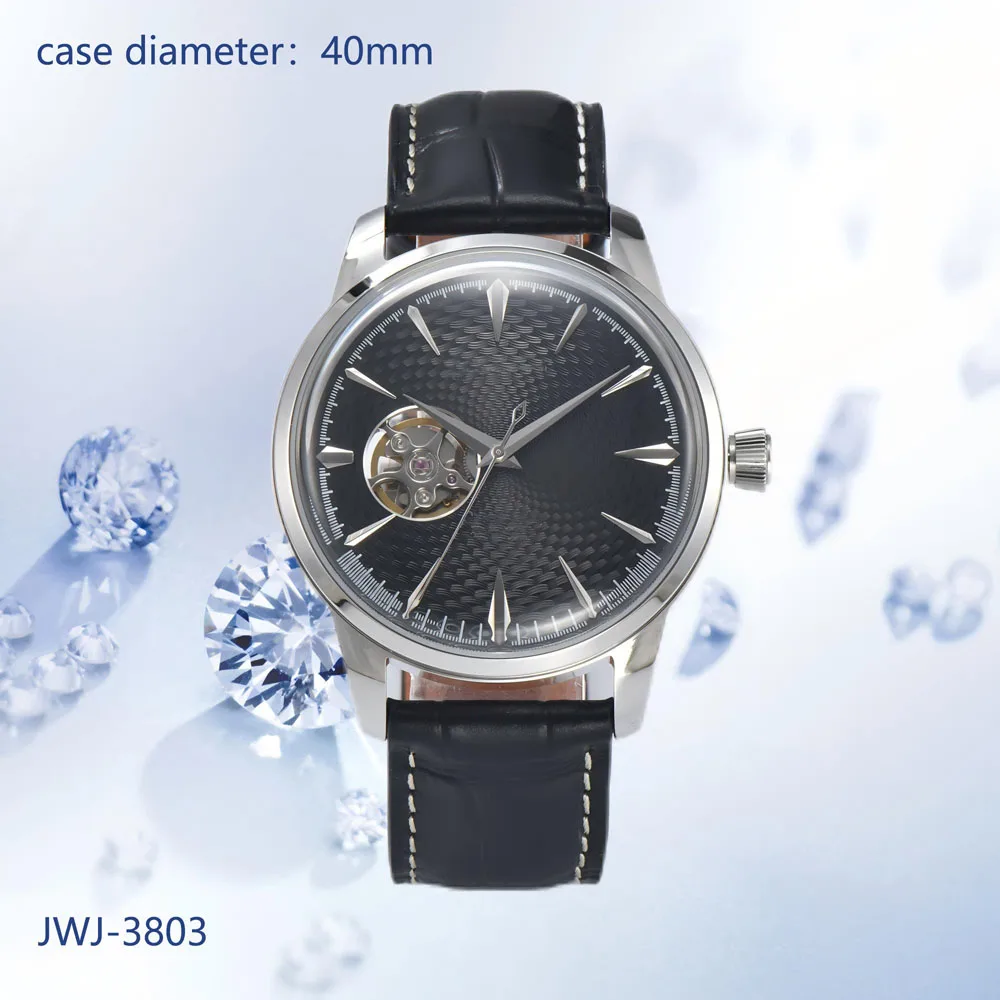 ساعة رجالية فاخرة يمكن تخصيص الشعارات 40 مللي متر ساعة بقرص PRESAGE NH38 وساعات حركة ميكانيكية أوتوماتيكية NH38