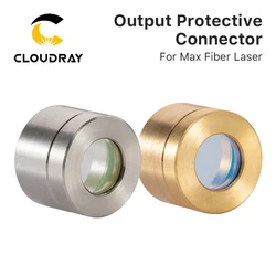 Cloudray Max sorgente Laser a fibra 2-6KW uscita connettore protettivo gruppo lenti per sorgente Laser a fibra massima