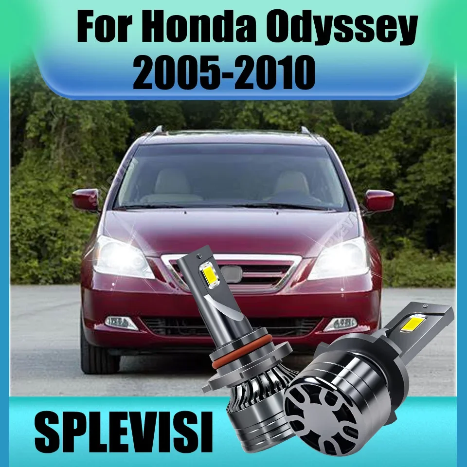 Car LED Headlight Lamp Bulb  Perfect for Off-Road Adventures and Daily Commutes For Honda Odyssey 2005-2010 2006 2007 2008 2009