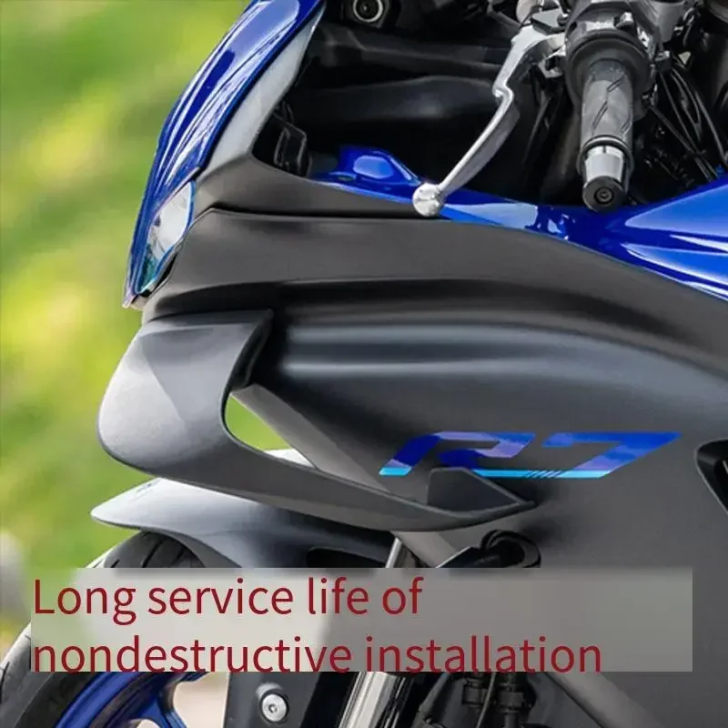 Aero Winglets & Wind Blades Fairing - Ditingkatkan Kompatibel dengan Yamaha YZF-R7 2021-2023