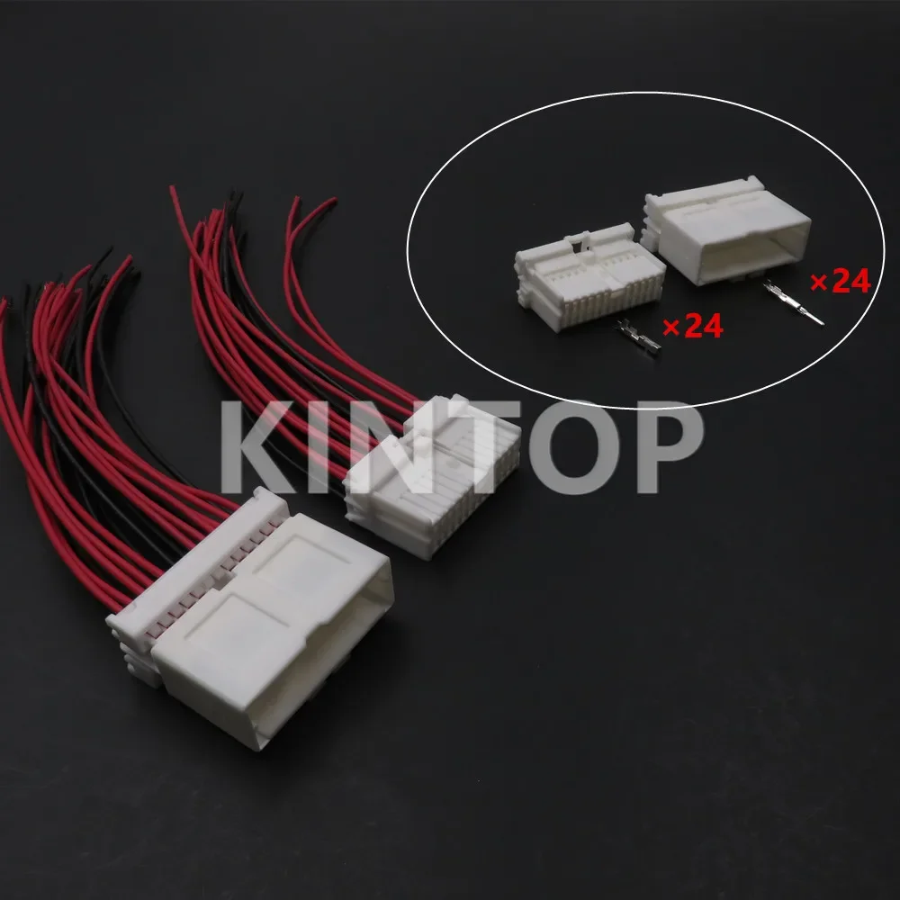 

1 Set 24 Pins 1123364-1 MG653033 1123387-1 AC Assembly Car Electric Cable Socket Parts Auto Plastic Housing Unsealed Connector