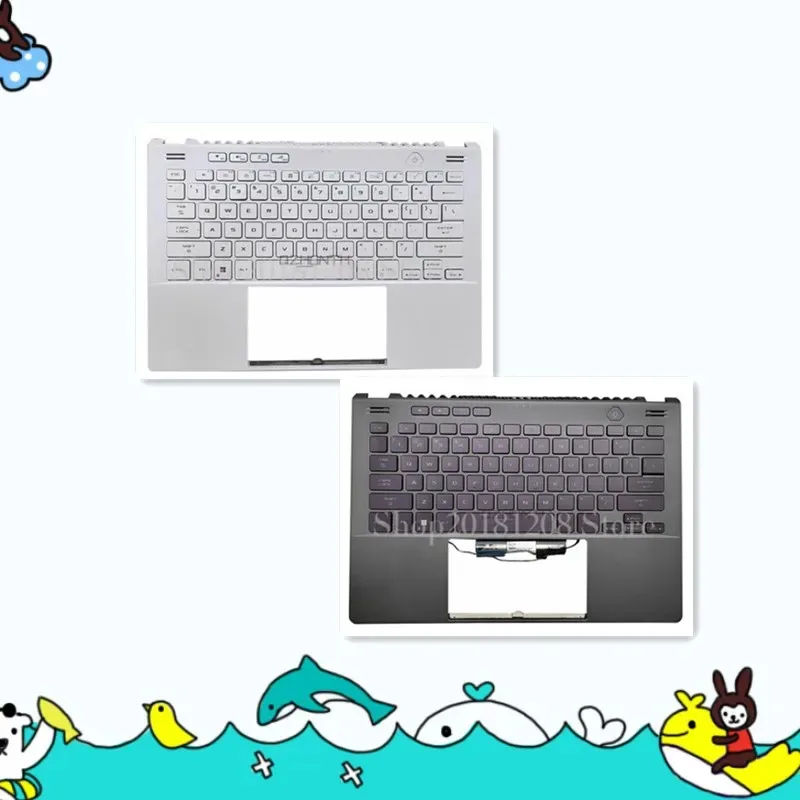 95% NOVO Para ROG Zephyrus GA402 GA402R 14 "Palmrest Maior Caso com Teclado |