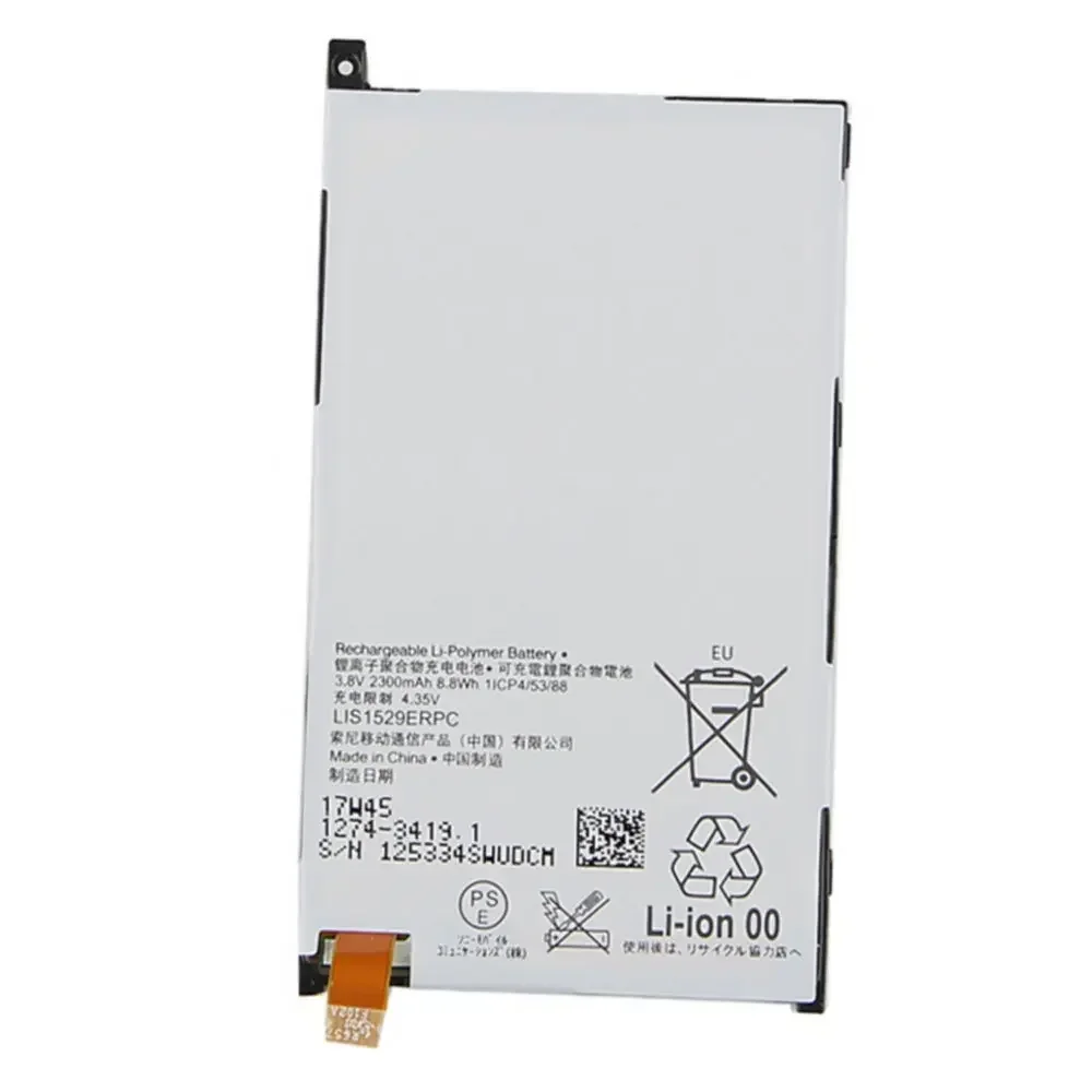 

Новый мобильный телефон LIS1529ERPC емкостью 2300 мАч для Sony Xperia Z1 mini Xperia Z1 Compact D5503 M51W. Сменная батарея