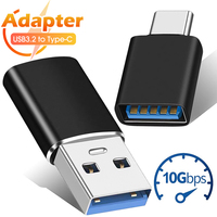 10Gbps USB 3.2 OTG Converter Type C Male to USB A Female Charging Data Adapter for Macbook Air Pro Air Samsung Huawei Xiaomi