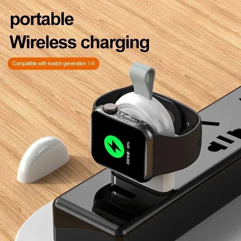 New Magnetic Wireless Charger For Apple Watch 8 7 6 5 4 3 SE Ultra 2 IWatch Dock Adapter Chargers Portable USB Charging Station