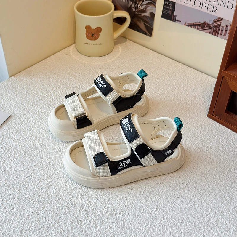

Boys Girls Summer Sandals Kids Closed Toe Beach Shoes Soft Casual Sport Sandals for Toddler Children Outdoor Walking Footwear