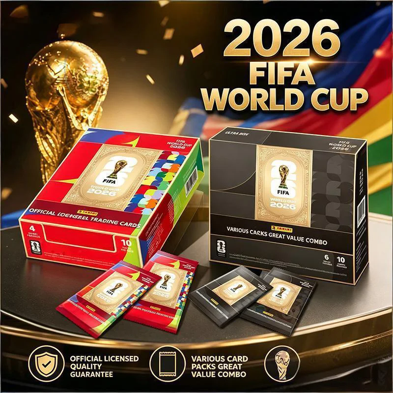 

Genuine Panini 2026 World Cup Soccer Star Cards Mystery Box Messi Mbappé Original Collection Gift for Football Fans Collectors