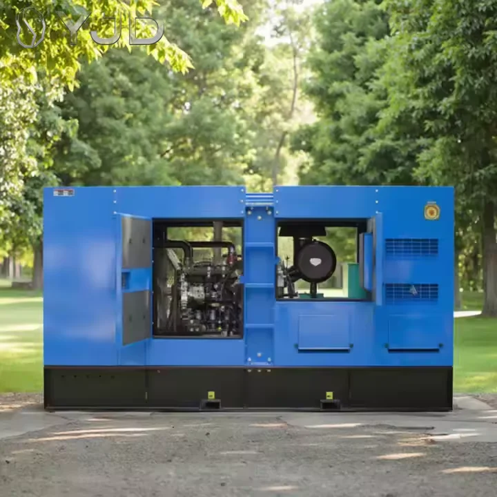 EPA Tier 3 Certified 200KW 250KVA Super Silent Diesel Generator 480/277V 3P 60Hz Auto Start Remote ATS Option for Emergency Use