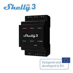 Shelly Pro 3 Overpower Overvoltage Protection Of The Load 3 Phase Control Overvoltage Protection Load Total Device Maximum 48A