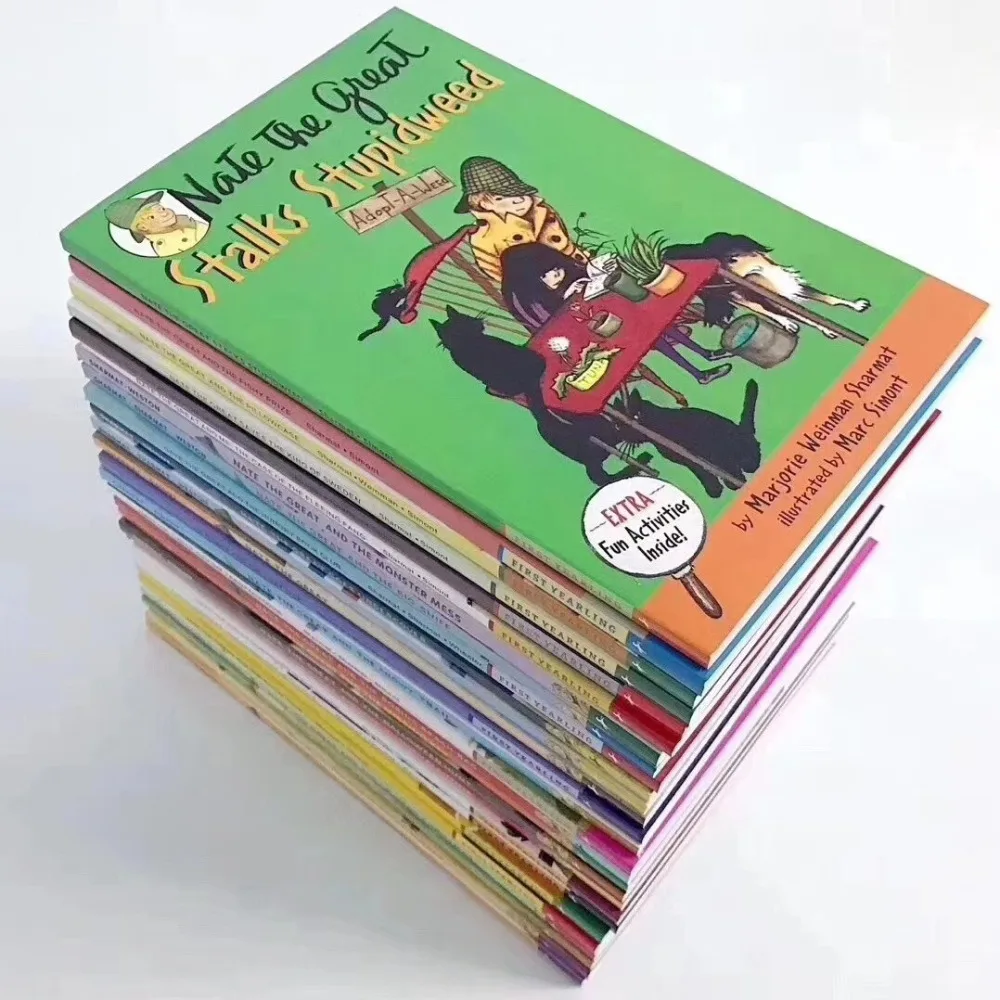 

Nate The Great Little Detective Nate в упаковке с 30-мя книжками с картинками на английском языке для чтения