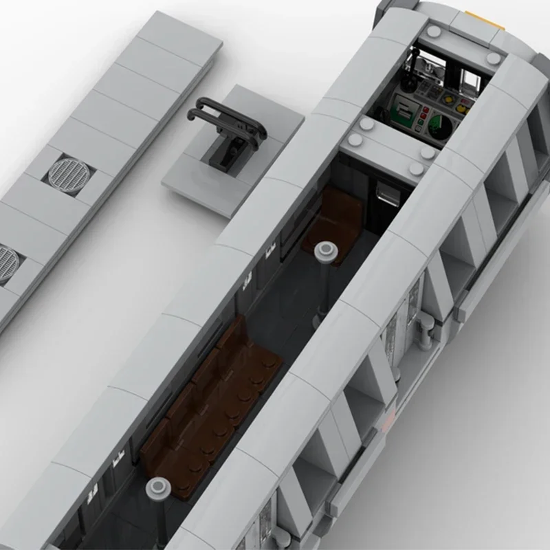 Moc Building Bricks Train Model New York Underground Subway Technology Modular Blocks Gifts Toys For Children DIY Sets Assembly