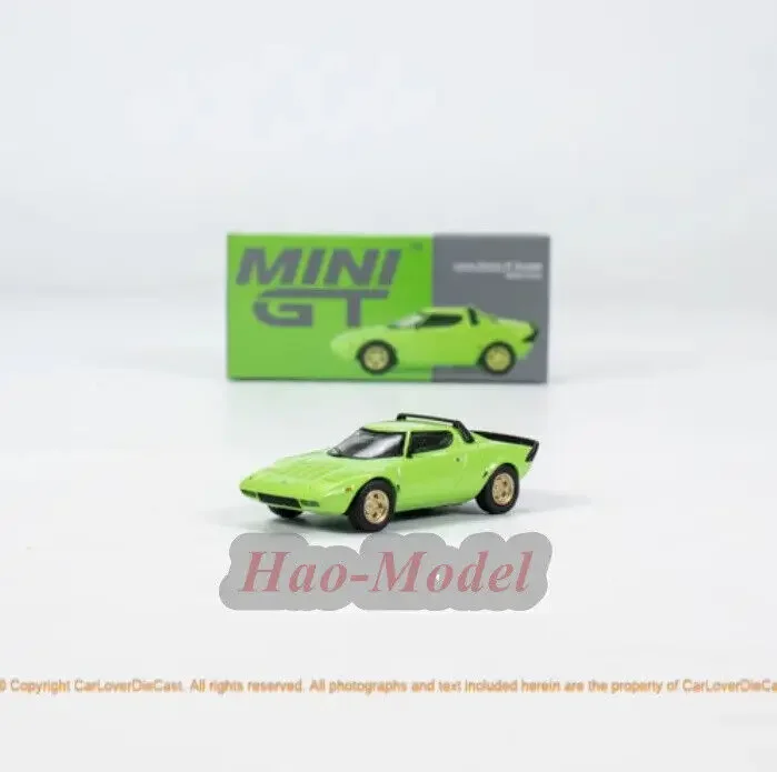 Tsm minigt 1/64 para lancia stratos hf stradale modelo de carro liga diecast simulação brinquedos presentes aniversário hobby exibição ornamentos