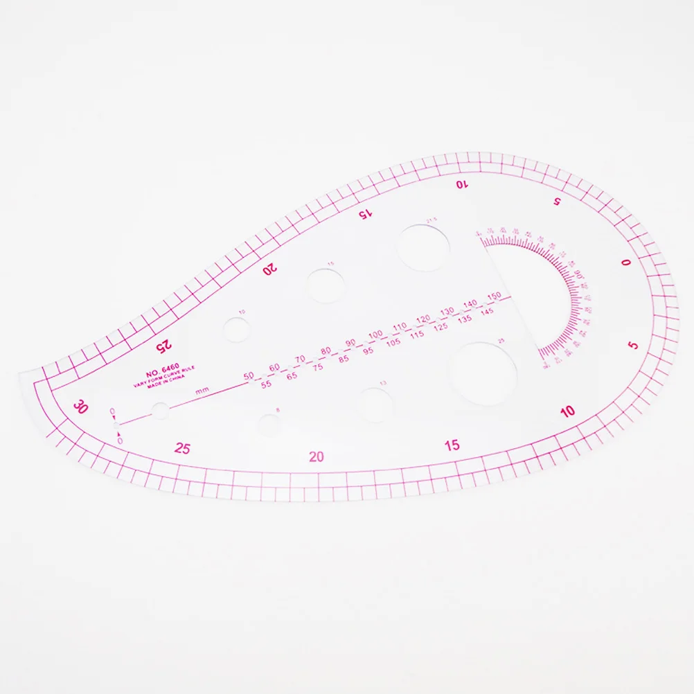 

4Pcs Metric Plastic Ruler Set for Sewing Tools Curve Pattern Multi- Design Cutting Drawing DIY for Pattern Makers