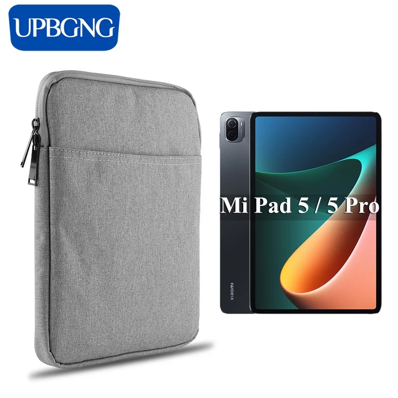 UPBGNG Case For Xiaomi Mi Pad 5 Pro 11 Inch Universal laptop Bag Pouch Cover Zipper Handbag Sleeve For Mi Pad5