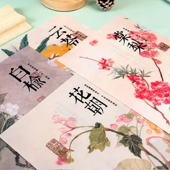 Sevimli Saklama Çantası L Şekilli Klasör Belgeleri Çiçek Dalları Serisi A4 Dosya Klasörü Sunum Klasörü Kağıt Organizatör Öğrenci