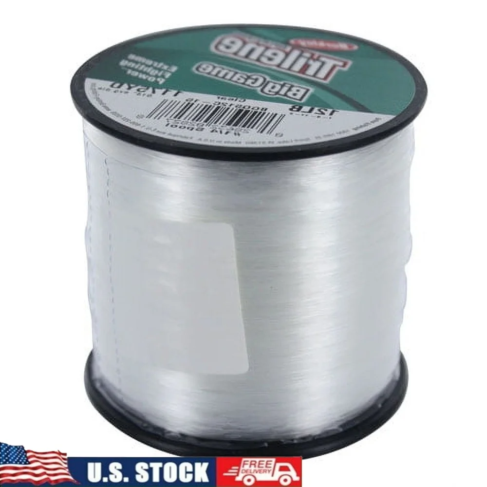 

Trilene Big Game Fishing Line 30lb 440yd Heavy Duty Monofilament High Toughness Shock Absorbing Durable Freshwater Saltwater
