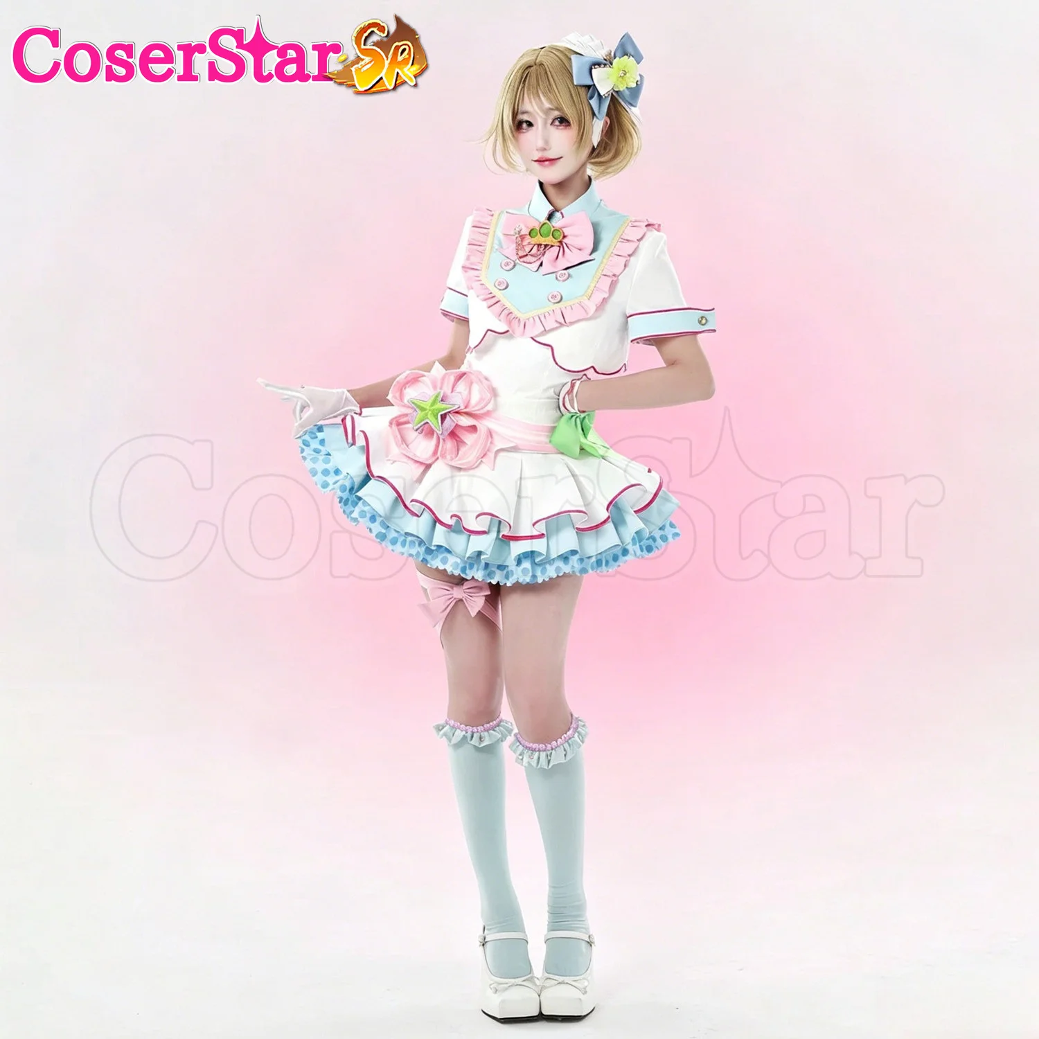

CoserStar-SR LOVELIVE Hanayo Koizumi Cosplay Costume Outfit Women Halloween Carnival Anime Comic Role Play Uniform Dress