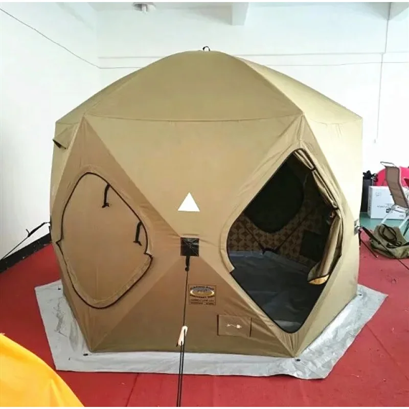

10 Person Winter Tent 2 Layers Ice Fishing Tent Dome Tent Mongolian Yurts