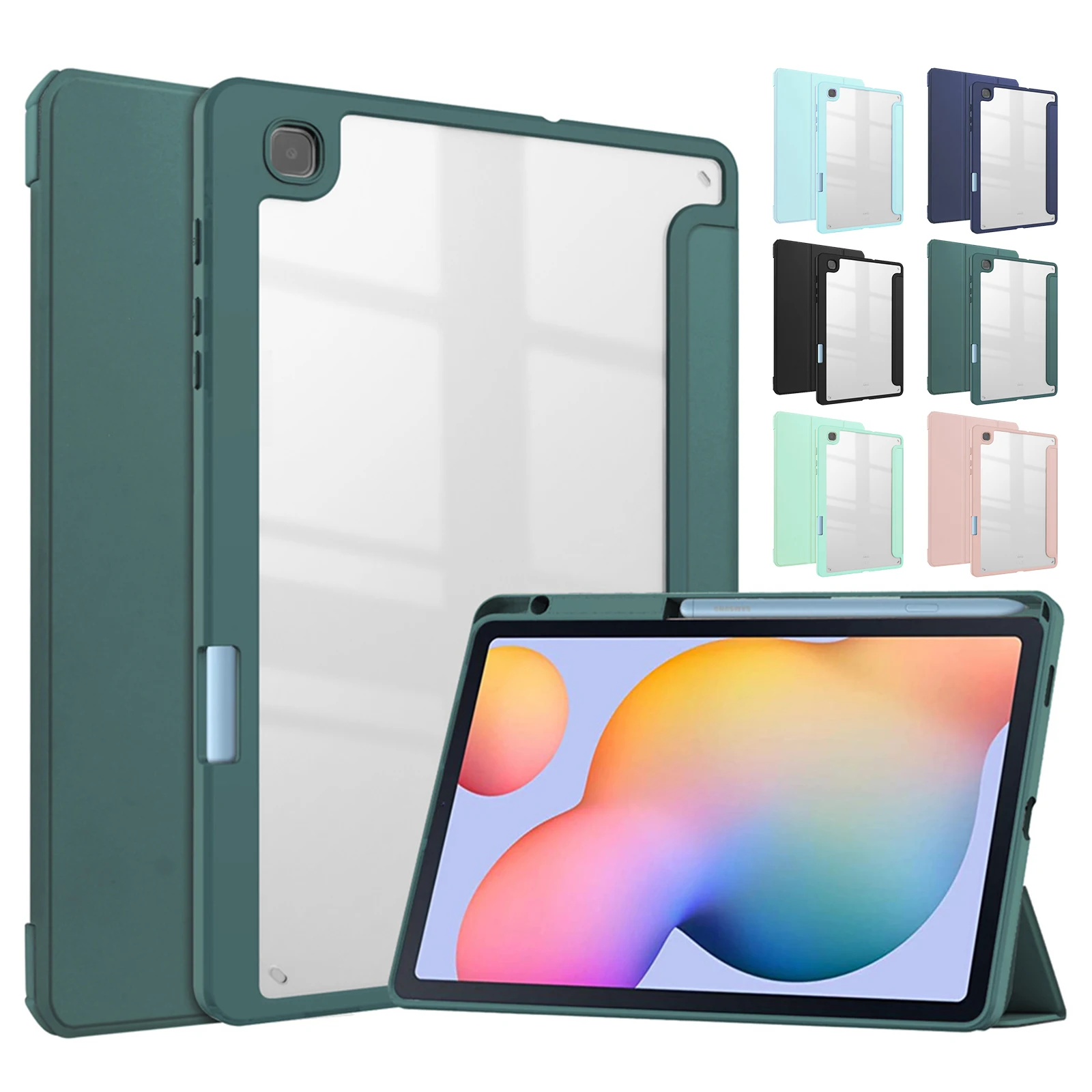 

For Samsung Galaxy Tab S6 Lite Case 10.4 inch SM-P625 p620 Magnetic Smart Tablet Cover For samsung tab s6 lite 10.4 2024 2022