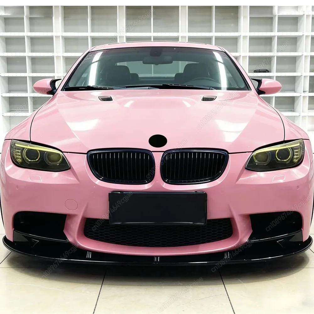 Car Front Bumper Splitter Lip Spoiler Diffuser Guard Gloss Black Accessories For BMW 3 Series E90 E92 E93 M3 2007 To 2013 Tuning