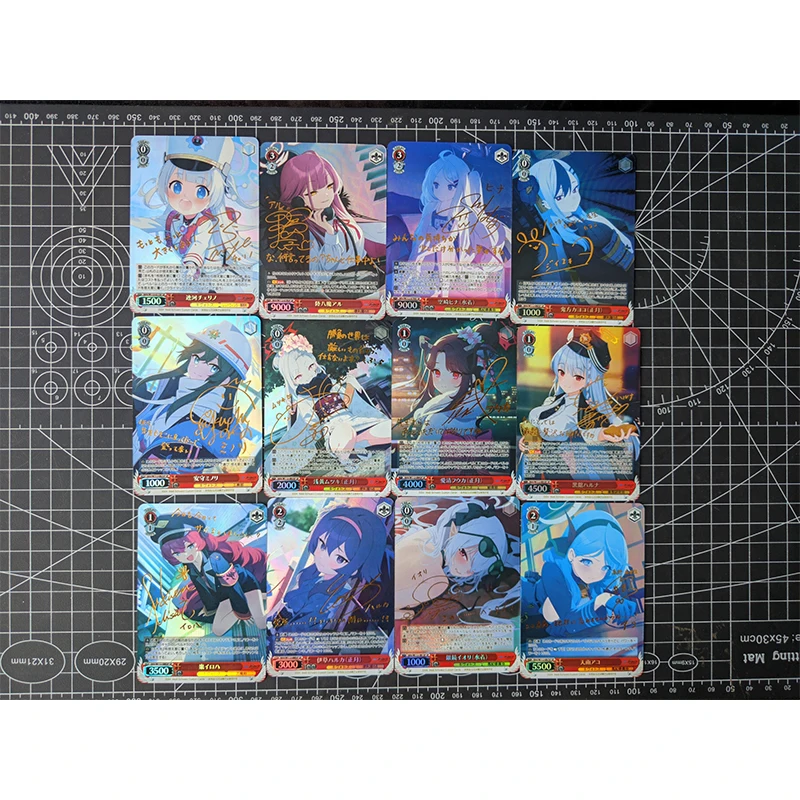 Blue Archive Anime Characters Takanashi Hoshino Misono Mika DiIYSelf-Control Hot Metal Toys Collection Card Christmas Day Gifts