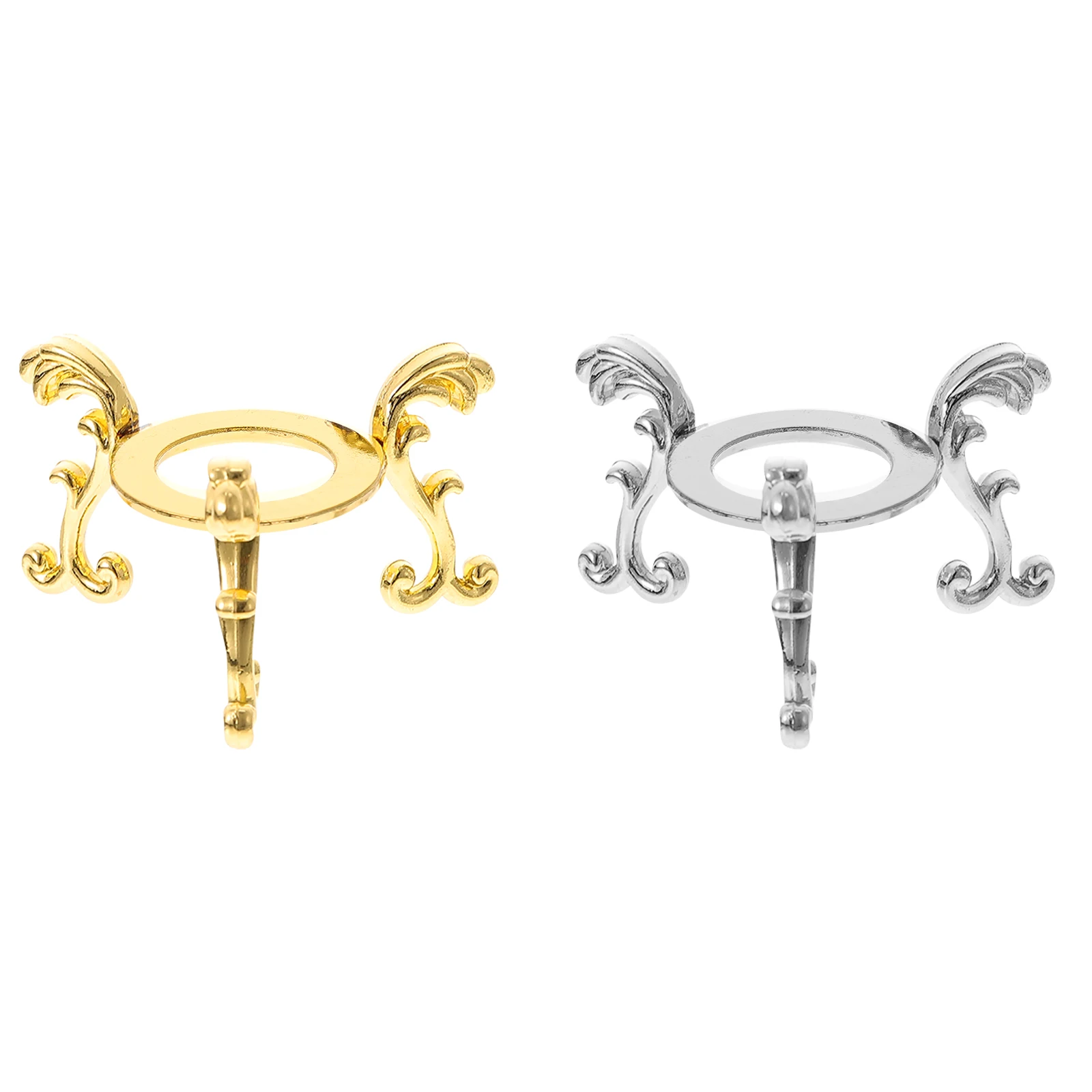 

2pcs Crystal Balls Base Iron Pedestal Display Holder For Home Decor Office Living Room Desktop Adornment Practical Crystal Balls