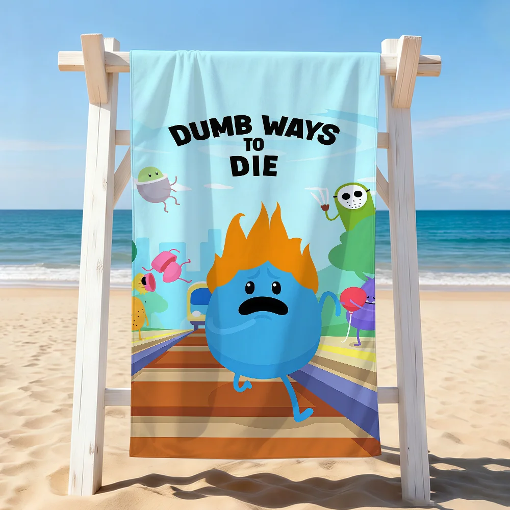 Game D-Dumb W-Ways to Die Towel Drying Bath Towel Applicable To Light Swimming Camping Yoga Beach Out