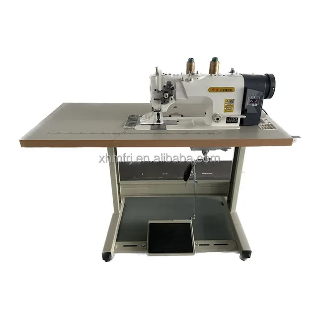 HUAMEI 842  industrial sewing machine double needle lock stitch sewing machine cloth machine