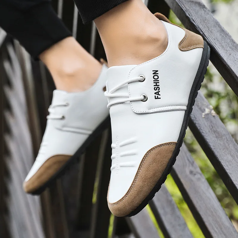 Sapatos casuais masculinos outono verão respirável leve branco tênis de condução sapatos de negócios sapatos masculinos zapatos para hombres