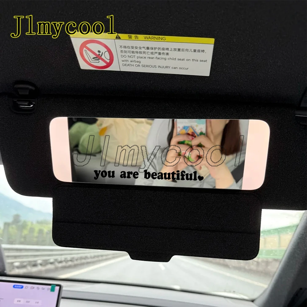 

The Text Car Stickers You Are Beautiful Interior Decoration Rear View Mirror Fashion Stickers Creative Sport PVC Vinyl Decals