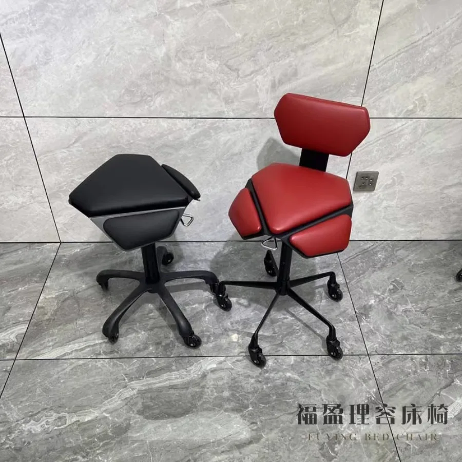 

Multifinction Hairdressing Chair Professional Makeup Artist Hairdressing Chair New Seat Latest Luxury Red Sandalye Salon Chair