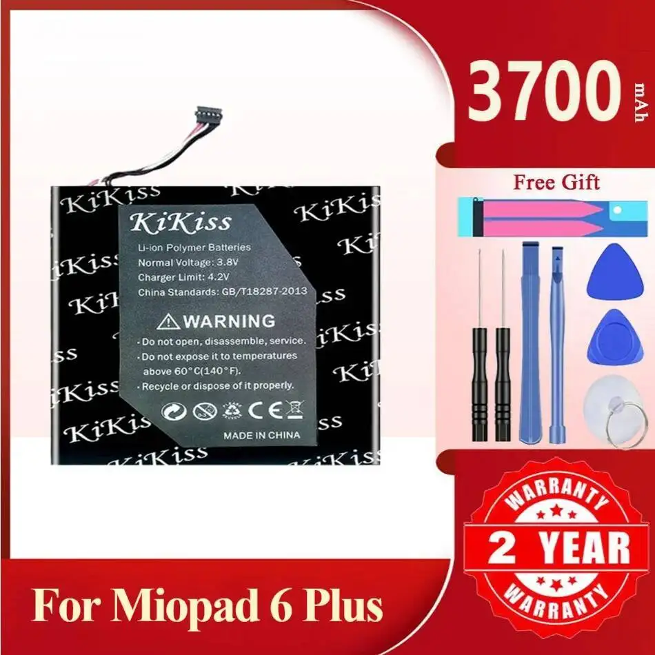 

3700Mah Kikiss Battery SJS3060 For Miopad 6 Plus