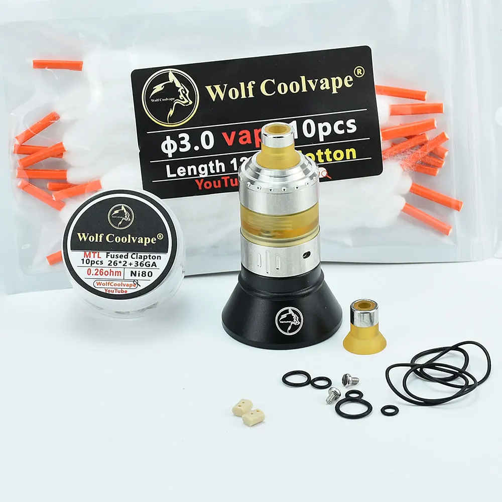 WOLFCOOLVAPE Hussar Project X rta 316SS 22.5mm MTL 2 atomizer tank for coils & atomizers - gallery image 4