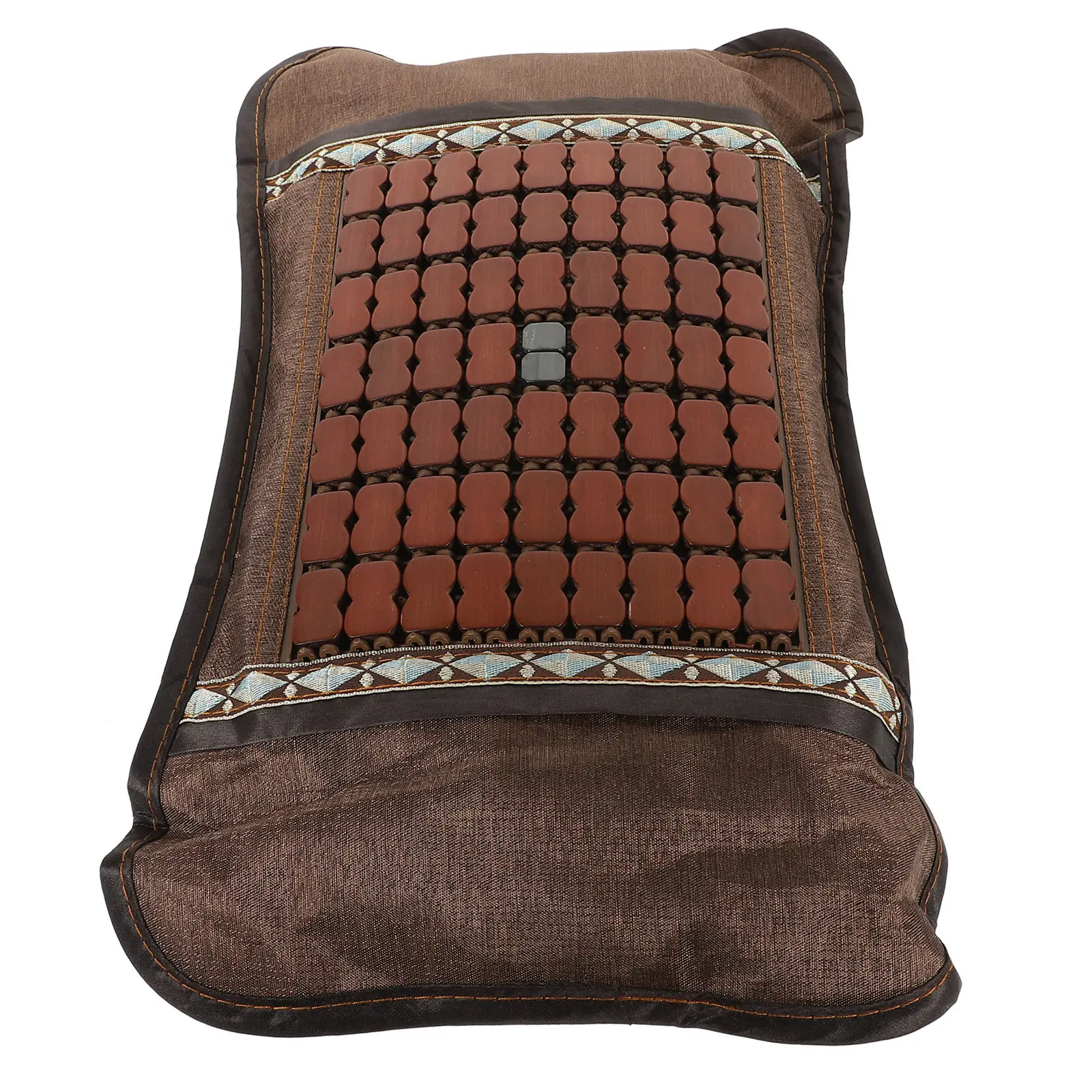 Bamboo Pillow Ergonomic Lumbar Support Cooling Bamboo Mat Pillow for Bed Neck Rest Orthopedic Sleeping Summer Household Use